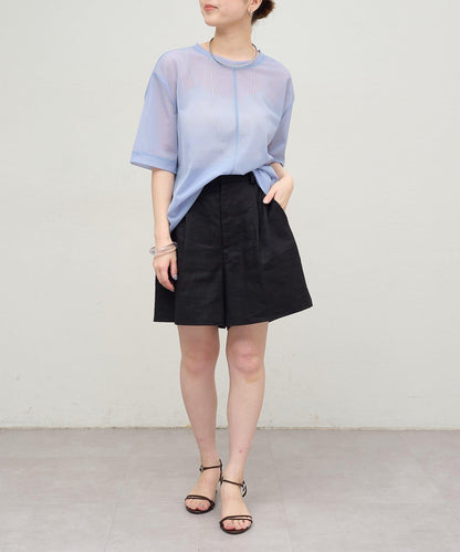 Omekashi 透膚剪裁套頭上衣