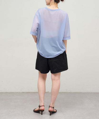 Omekashi 透膚剪裁套頭上衣