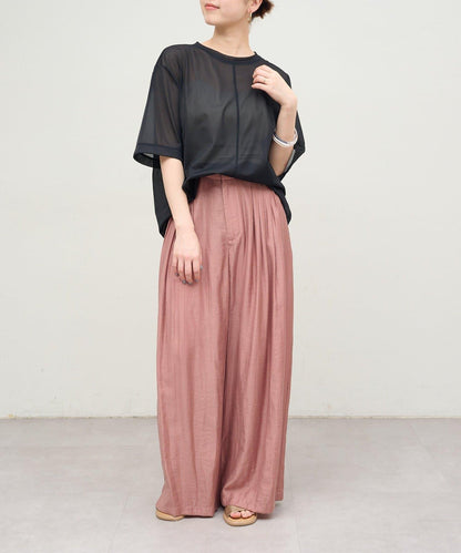 Omekashi 透膚剪裁套頭上衣