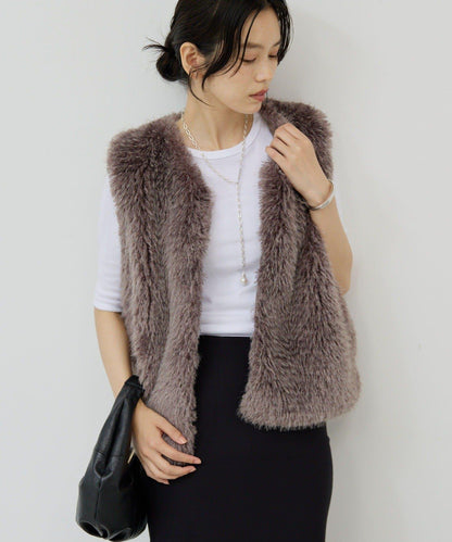 【大人氣再次登場！】仿羊絨馬甲