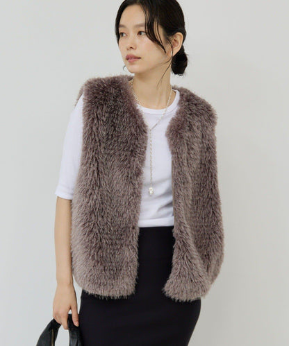 【大人氣再次登場！】仿羊絨馬甲