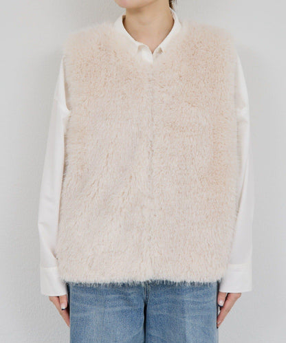 【大人氣再次登場！】仿羊絨馬甲