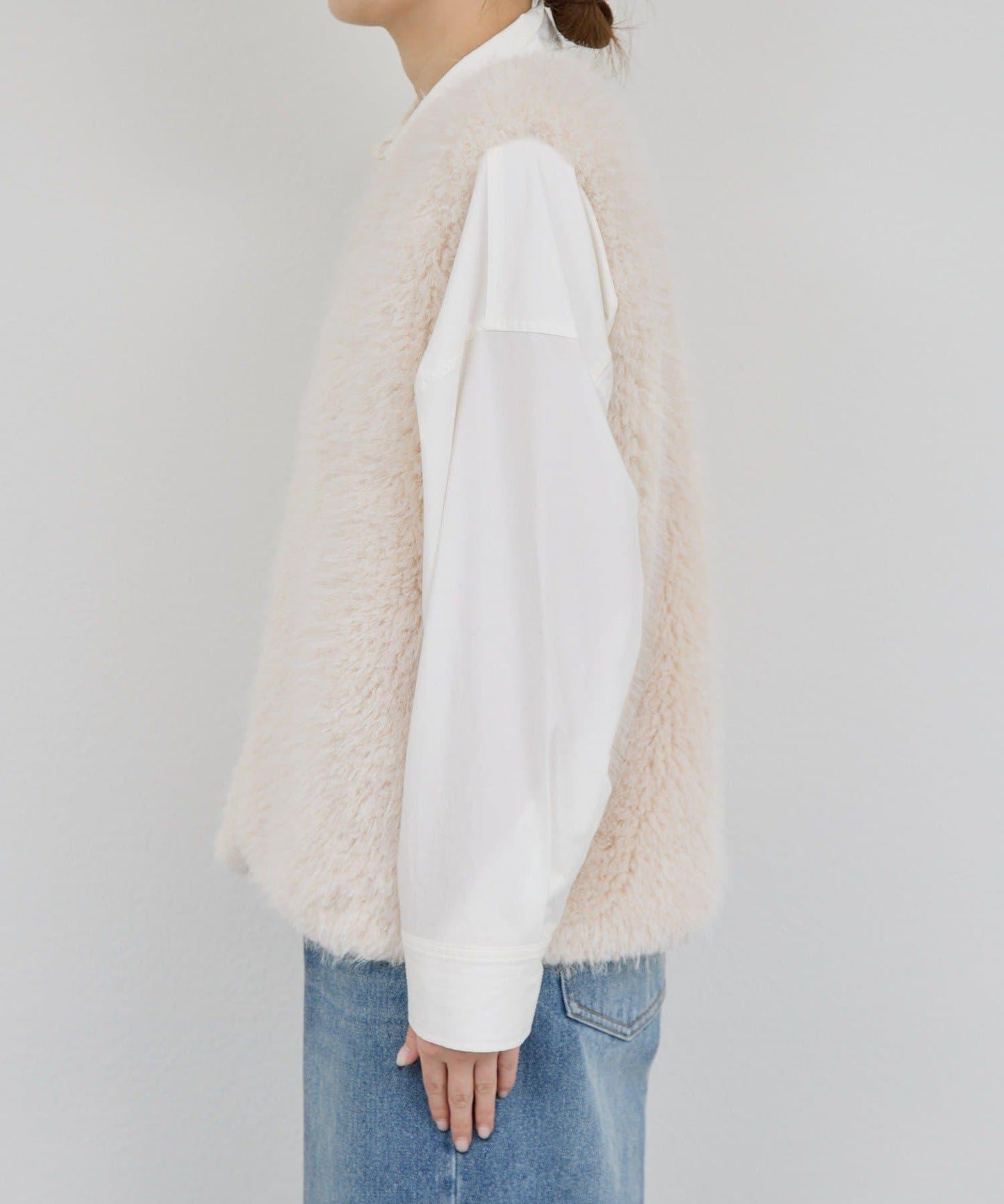 【大人氣再次登場！】仿羊絨馬甲