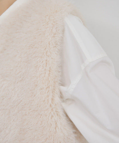 【大人氣再次登場！】仿羊絨馬甲