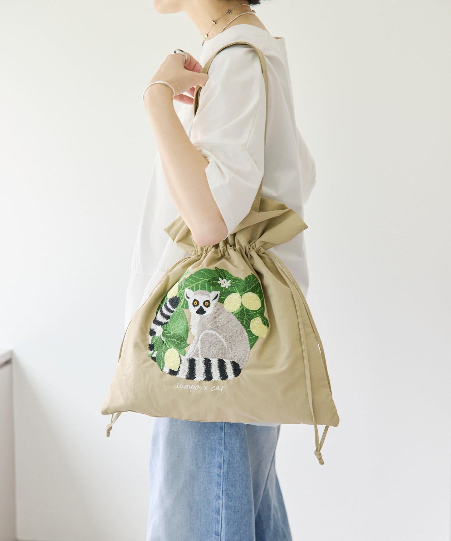 三寶×耳朵 狐猴/提包手提袋