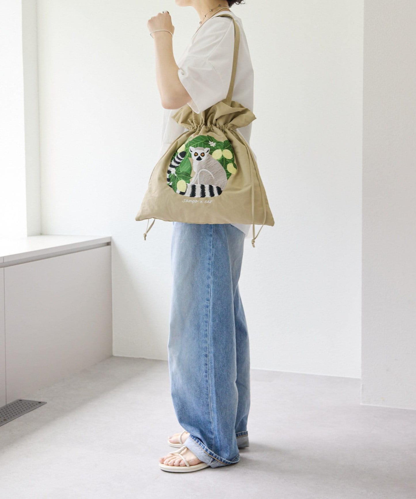 三寶×耳朵 狐猴/提包手提袋