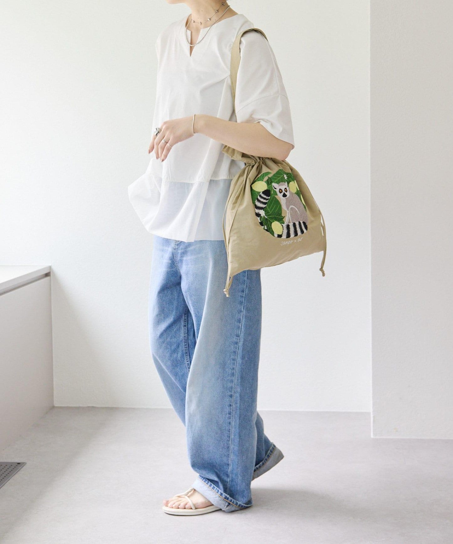 三寶×耳朵 狐猴/提包手提袋