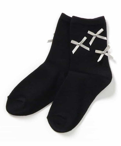 3P套裝 蝴蝶結襪