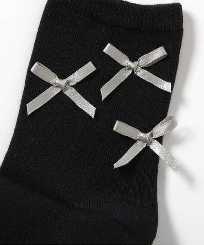 3P套裝 蝴蝶結襪