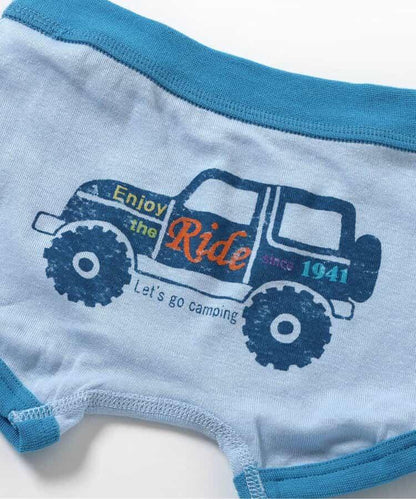 3P套裝 後背印花男士內褲A