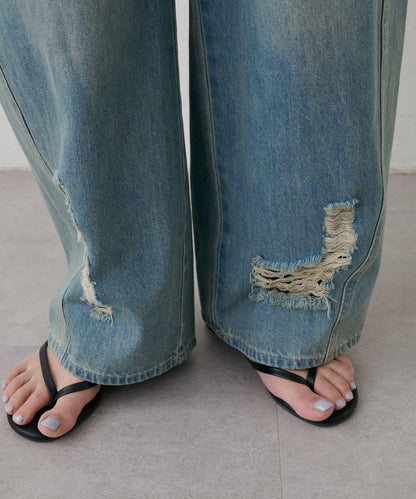 破洞牛仔褲