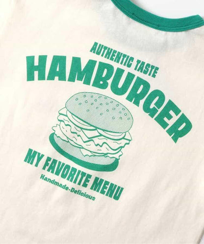 垃圾食品刺繡T恤