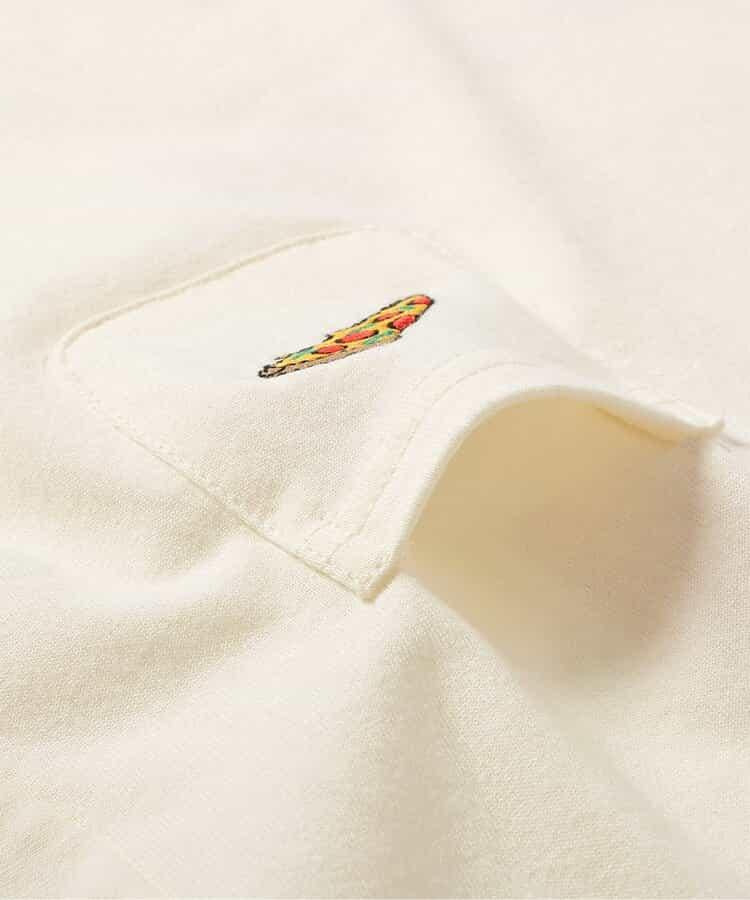 垃圾食品刺繡T恤