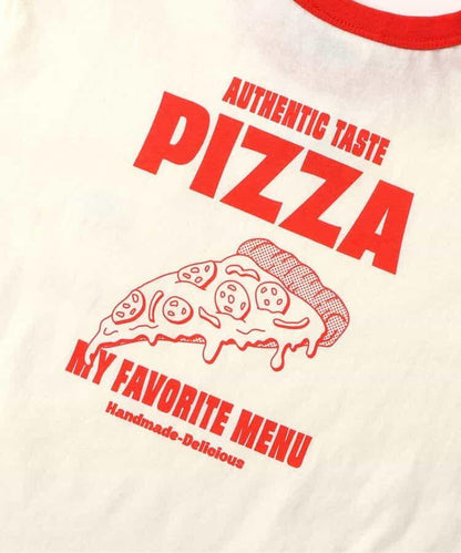 垃圾食品刺繡T恤