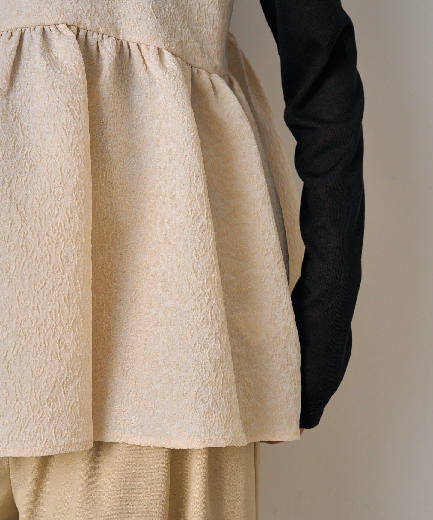 【Loungedress】豹紋提花吊帶背心