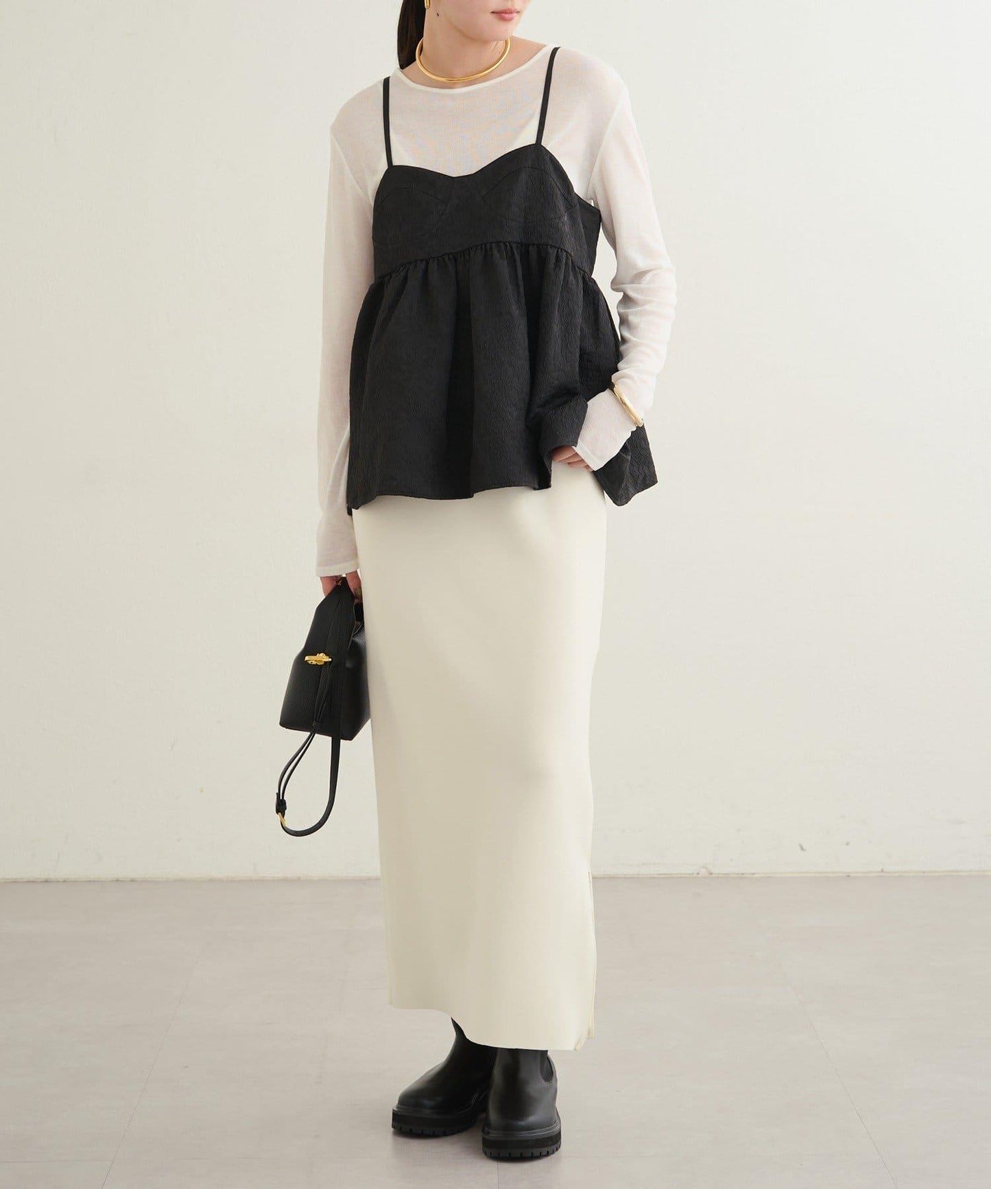 【Loungedress】豹紋提花吊帶背心