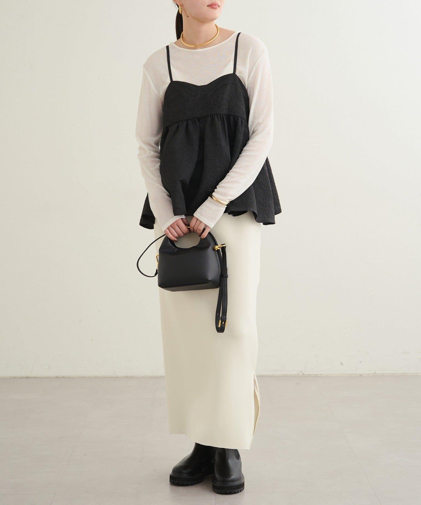 【Loungedress】豹紋提花吊帶背心