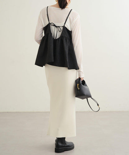 【Loungedress】豹紋提花吊帶背心