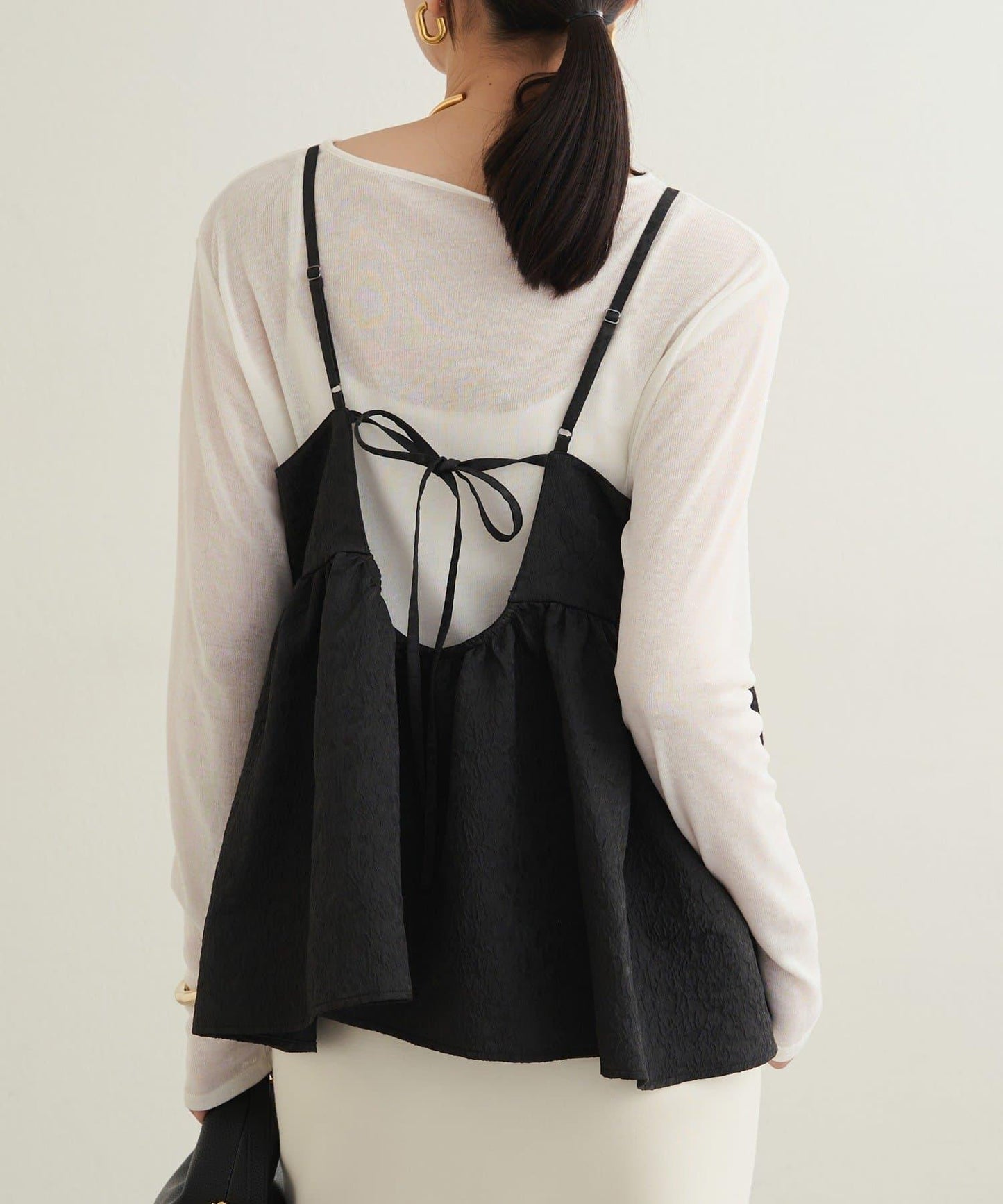 【Loungedress】豹紋提花吊帶背心