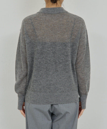 透明莫西米亞毛針織衫