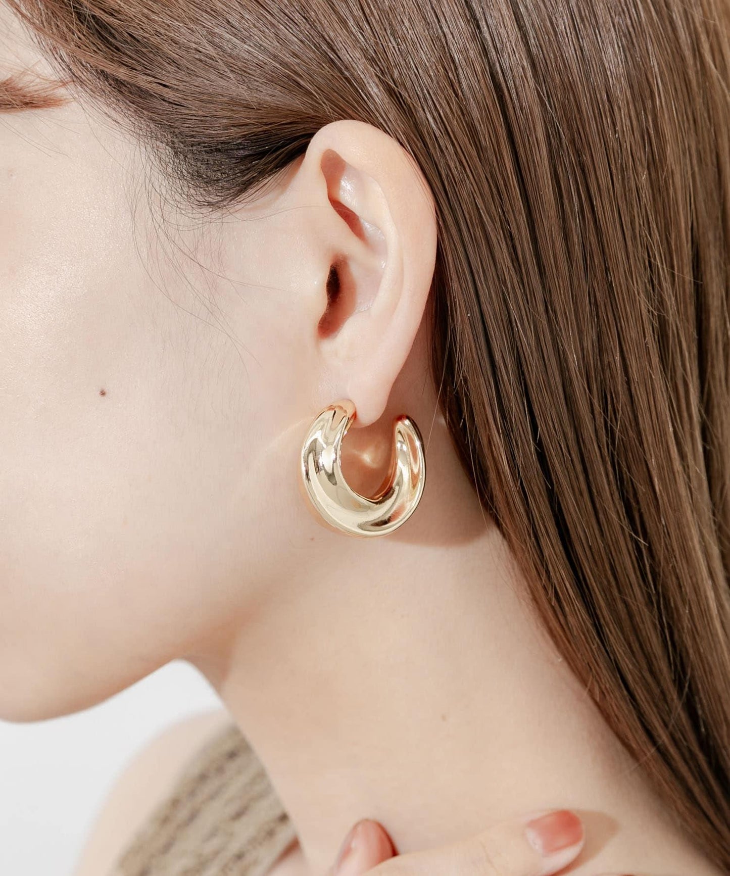 簡約圓環耳環