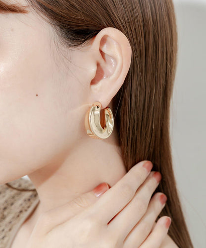 簡約圓環耳環