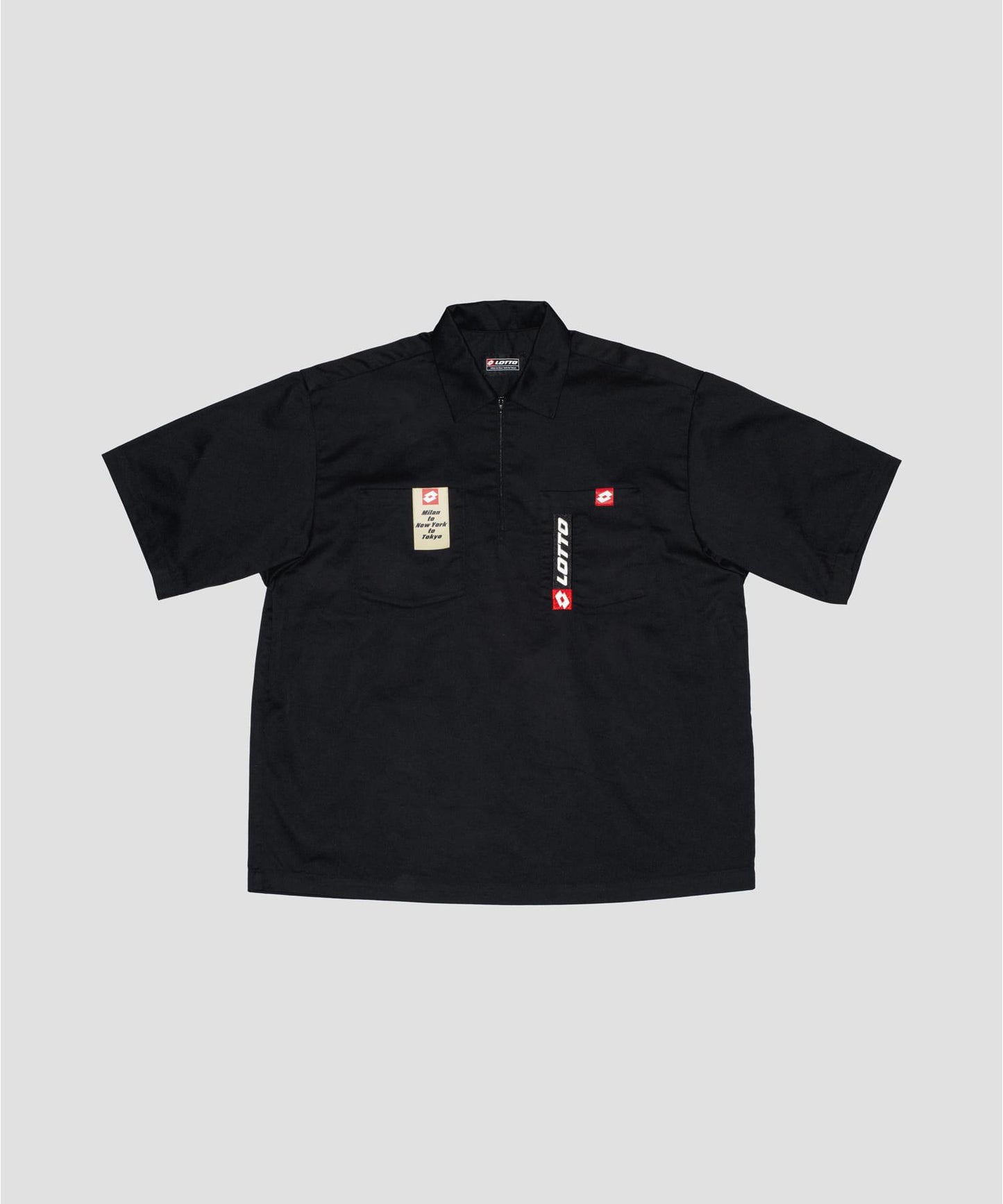 LOTTO TC TWILL HALF ZIP SHIRTS