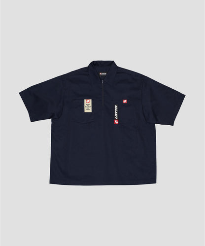 LOTTO TC TWILL HALF ZIP SHIRTS