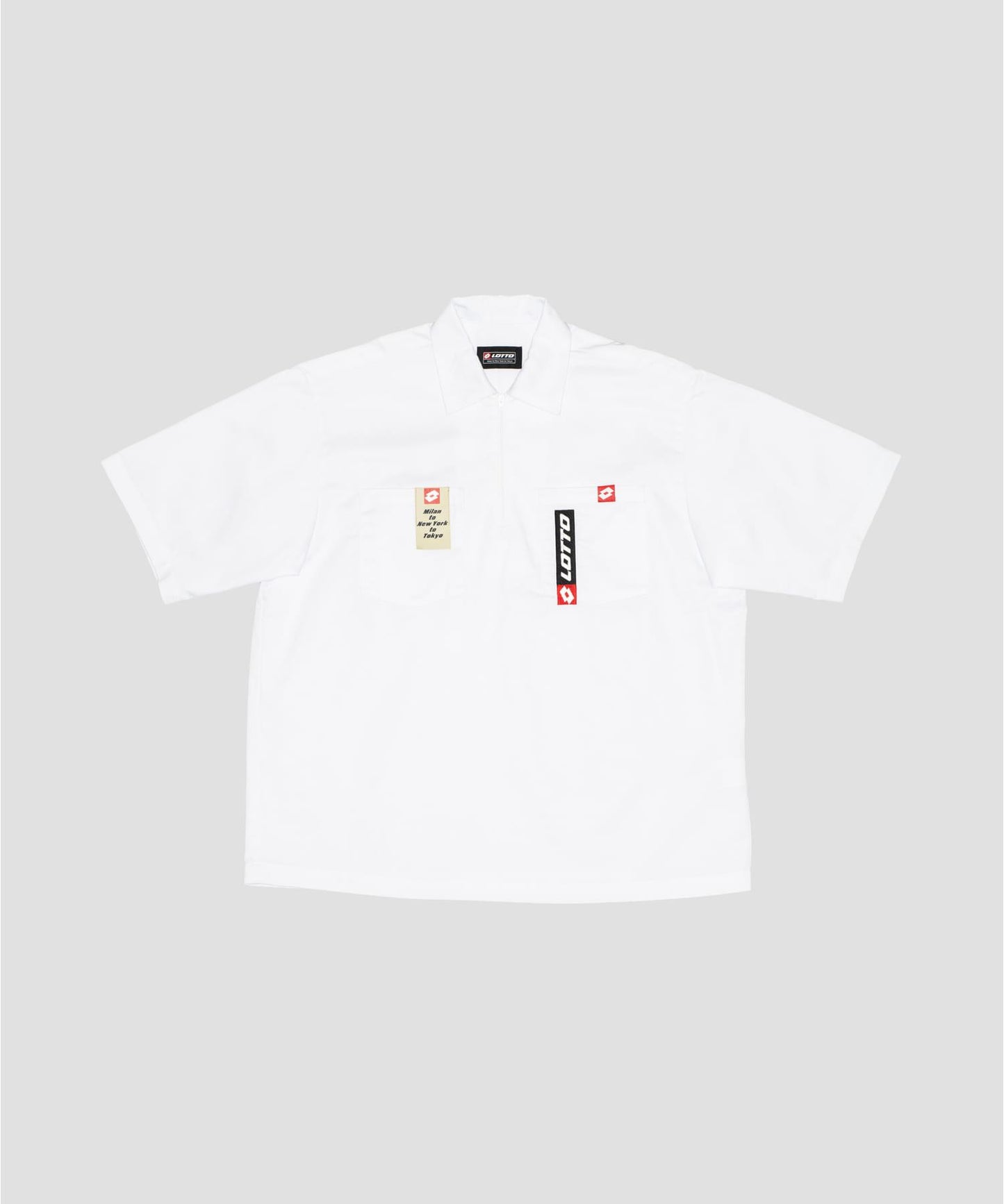 LOTTO TC TWILL HALF ZIP SHIRTS