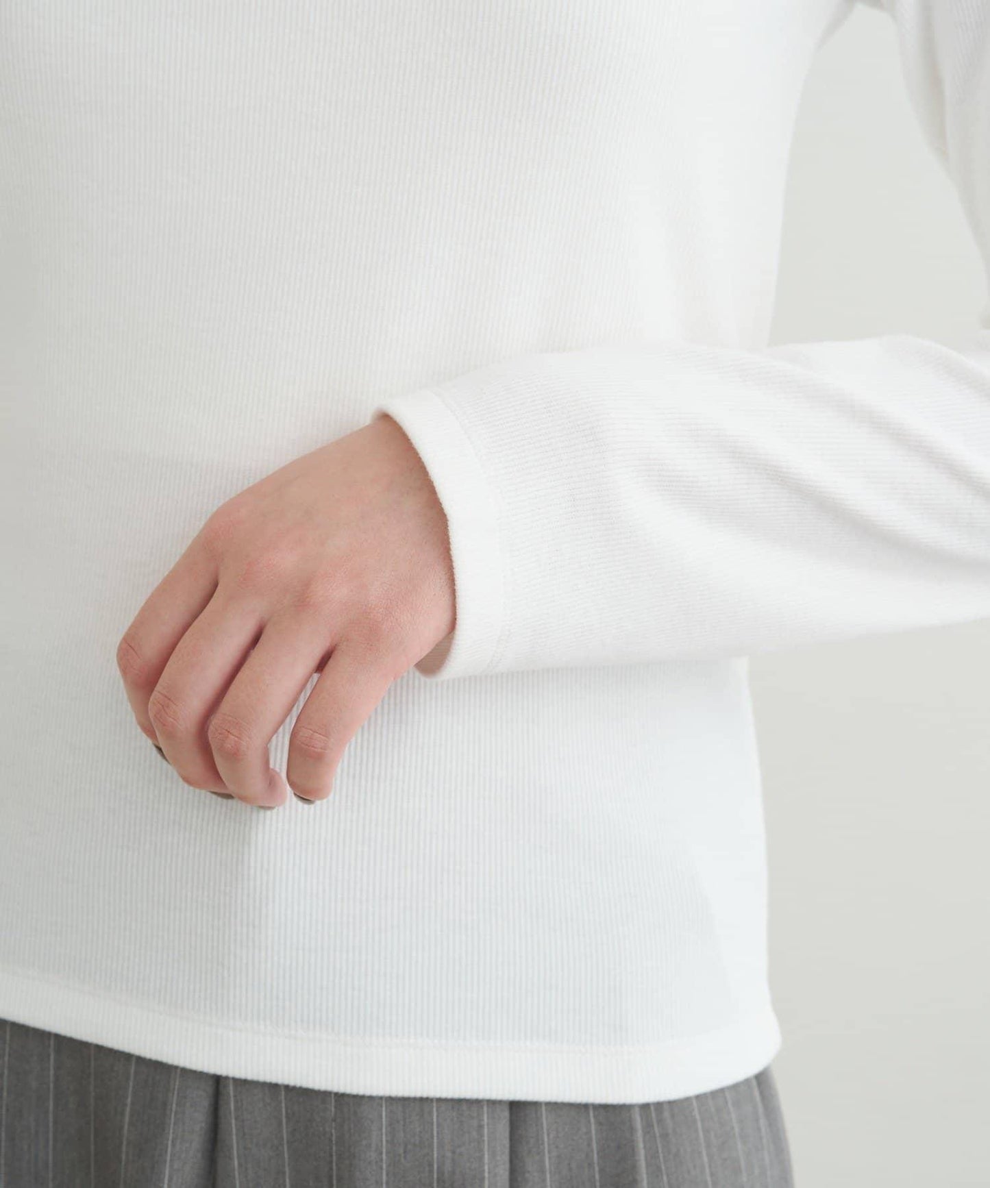 【earthy_】羅紋心形領吊帶上衣