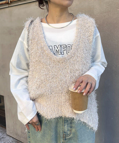 【2025年春夏新款】深色混紡羽絨馬甲