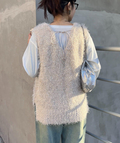 【2025年春夏新款】深色混紡羽絨馬甲