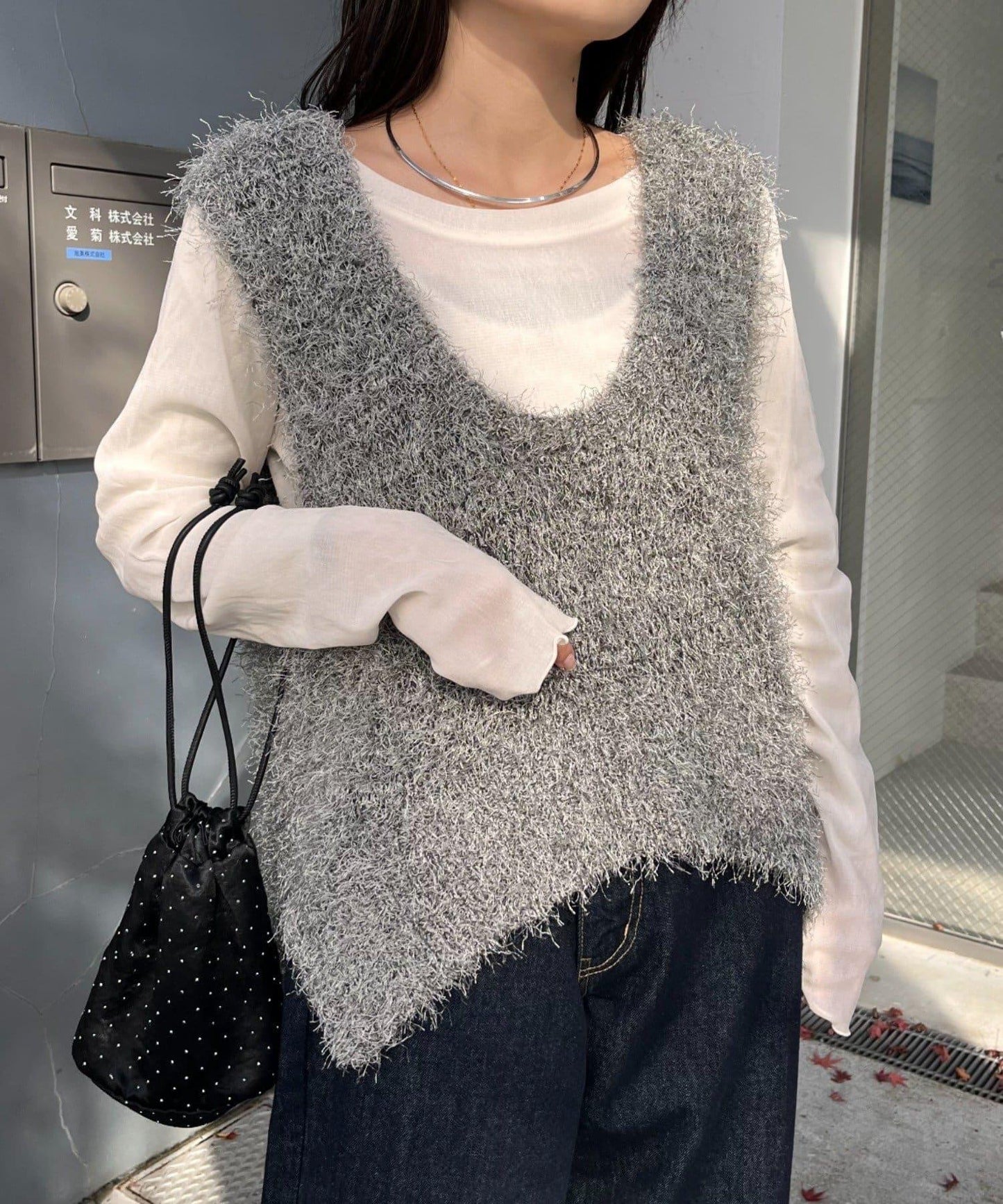 【2025年春夏新款】深色混紡羽絨馬甲