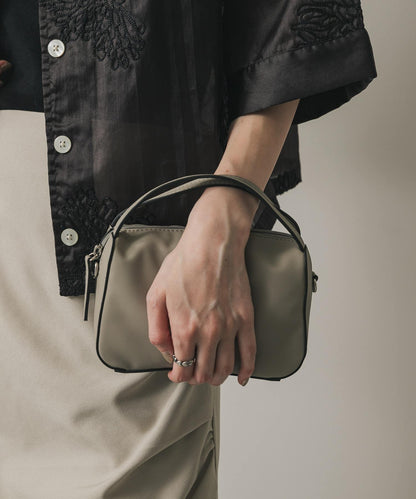 防汙2WAY中縫迷你單肩包