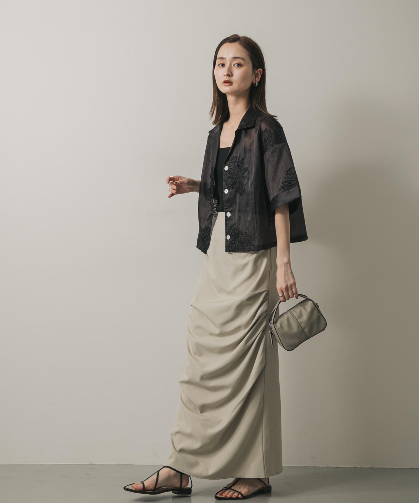 防汙2WAY中縫迷你單肩包