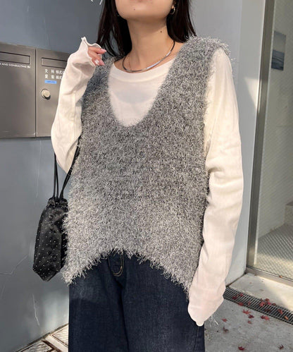 【2025年春夏新款】深色混紡羽絨馬甲