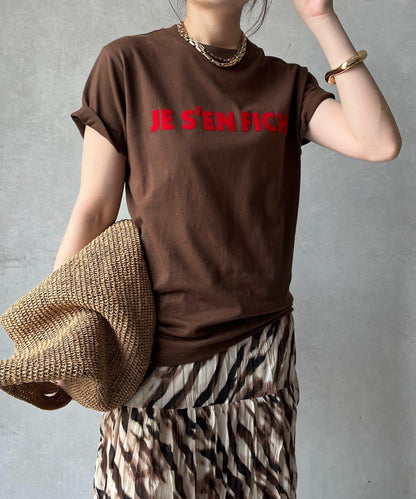 JES'EN FICHE絨布LOGO T恤