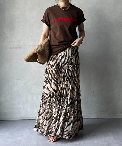 JES'EN FICHE絨布LOGO T恤