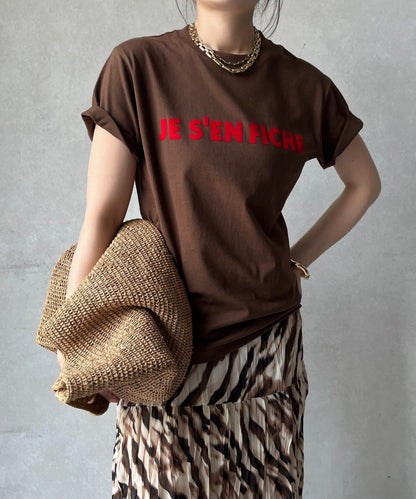 JES'EN FICHE絨布LOGO T恤