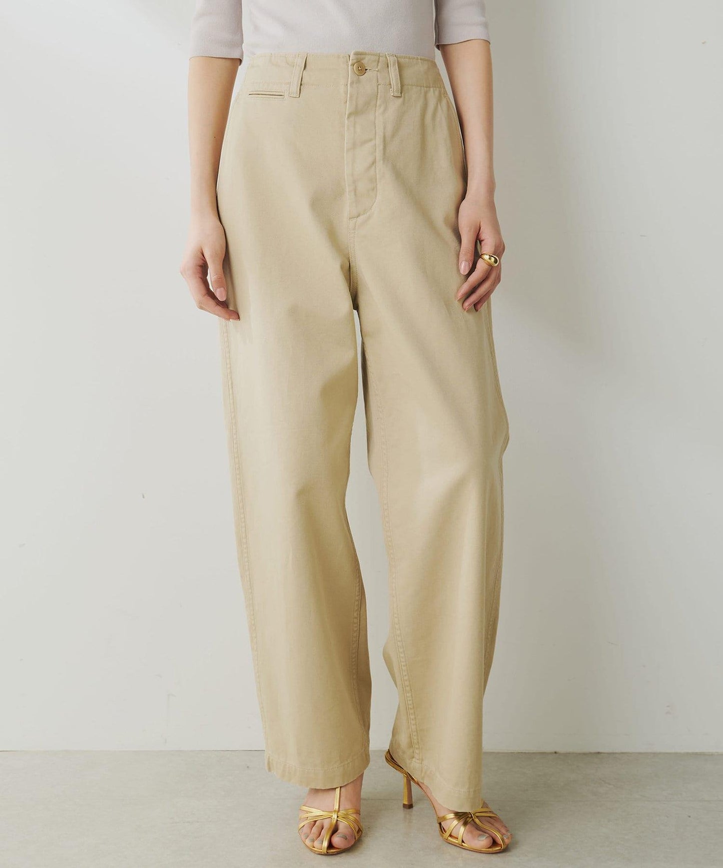 生物加工修身褲