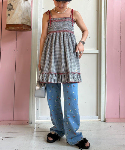 【HELLO.SANFRANCISCO】2WAY綁帶抽褶連衣裙露肩連衣裙