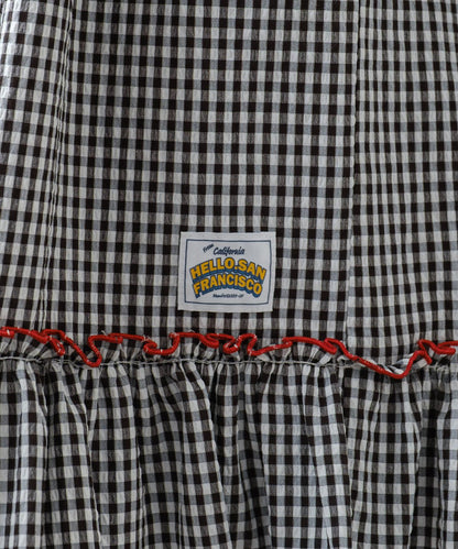 【HELLO.SANFRANCISCO】2WAY綁帶抽褶連衣裙露肩連衣裙