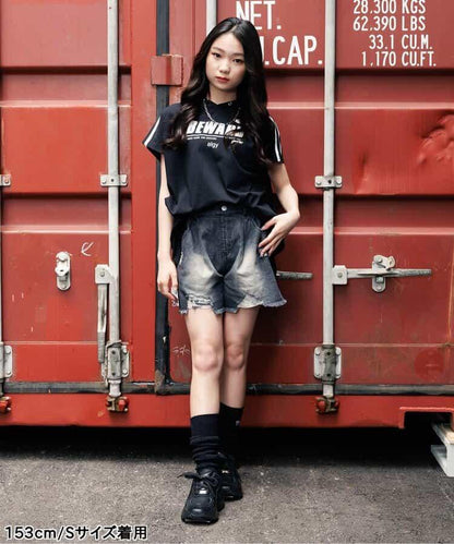 法式寬鬆袖連帽衛衣