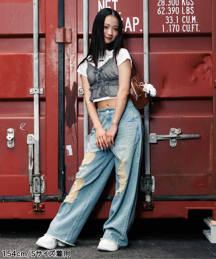 蝴蝶結裝飾吊帶套裝