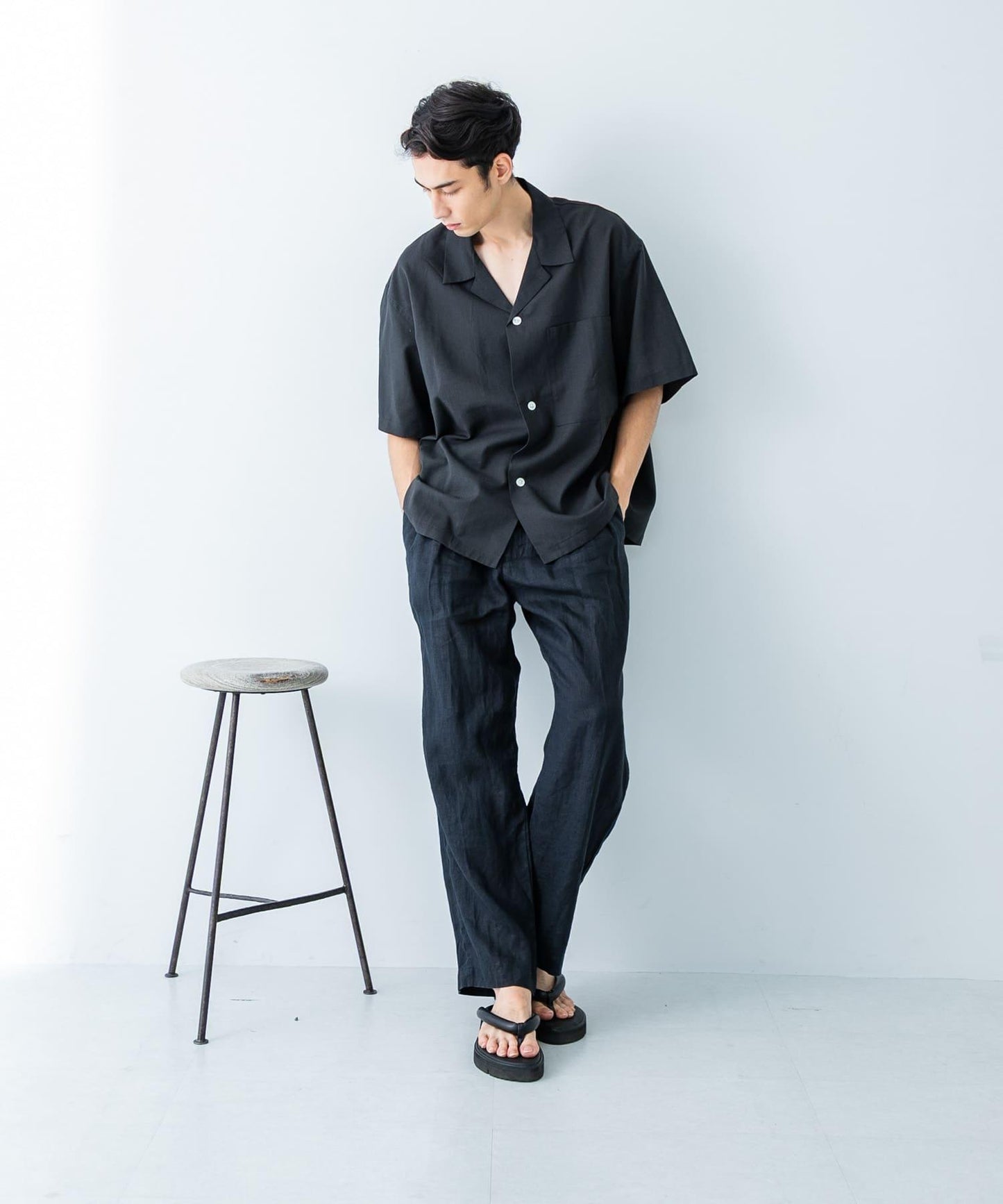 『UR TECH DRYLUXE』高機能亞麻襯衫夾克