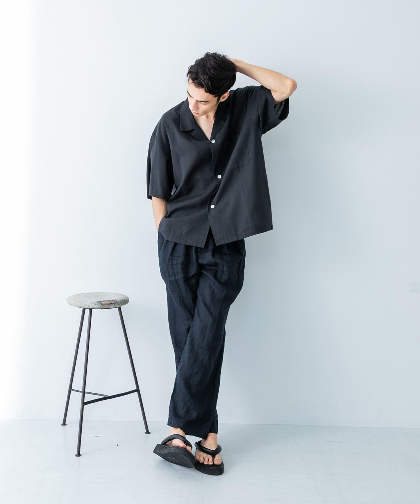 『UR TECH DRYLUXE』高機能亞麻襯衫夾克