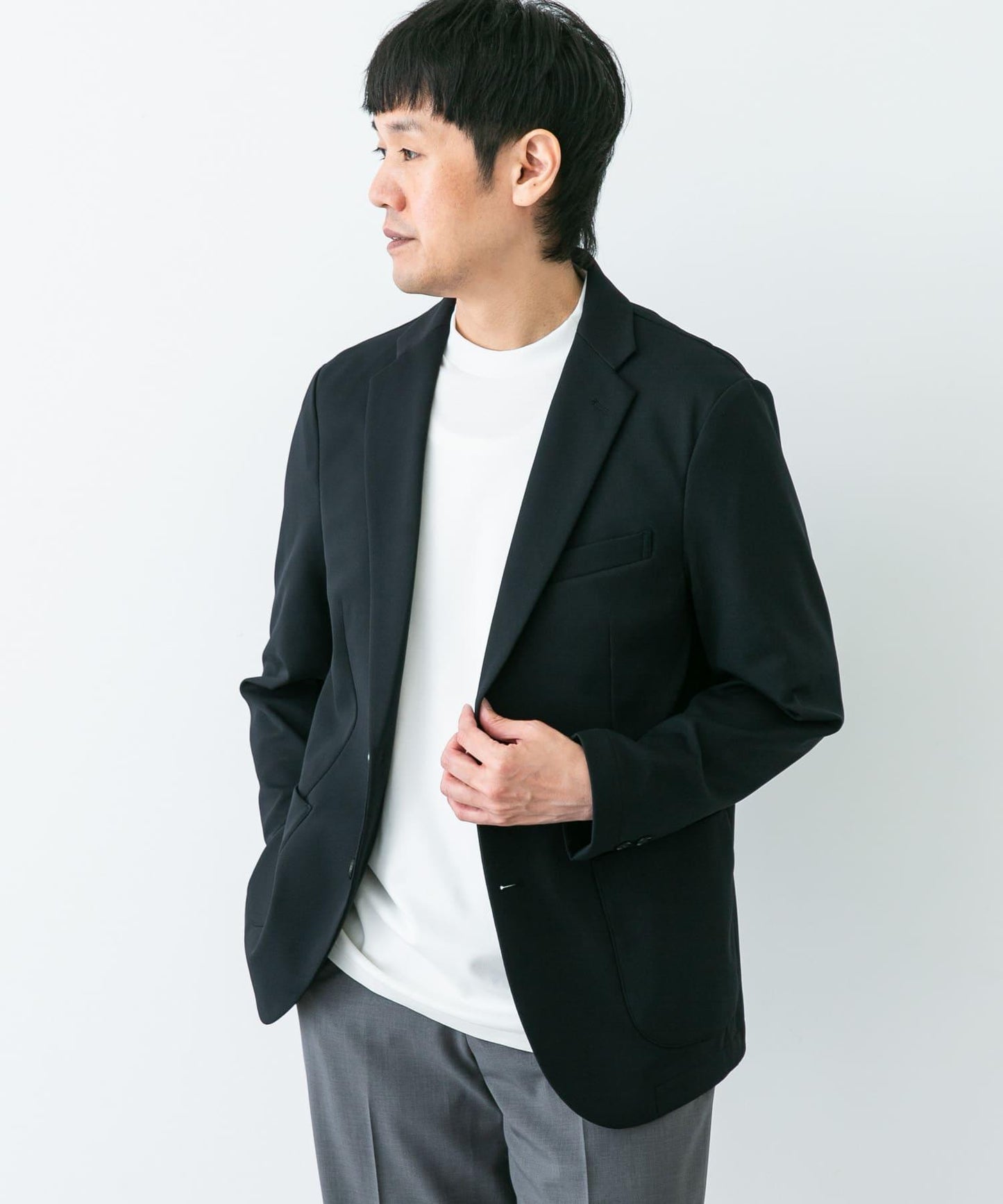 LIFE STYLE TAILOR 易護理衝浪針織夾克