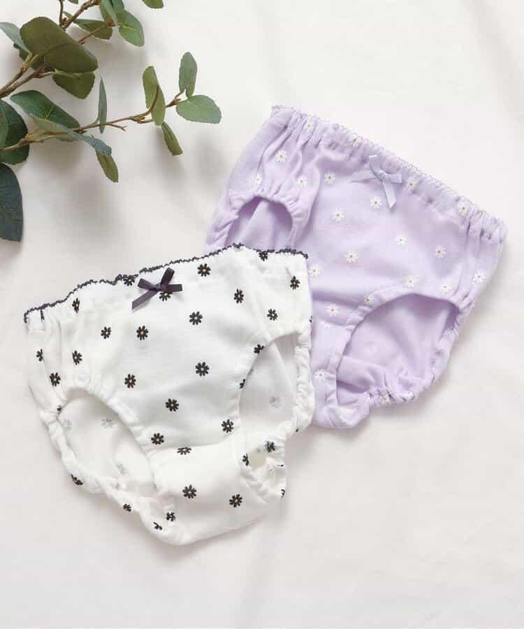 3P套裝 女孩雛菊圖案短褲