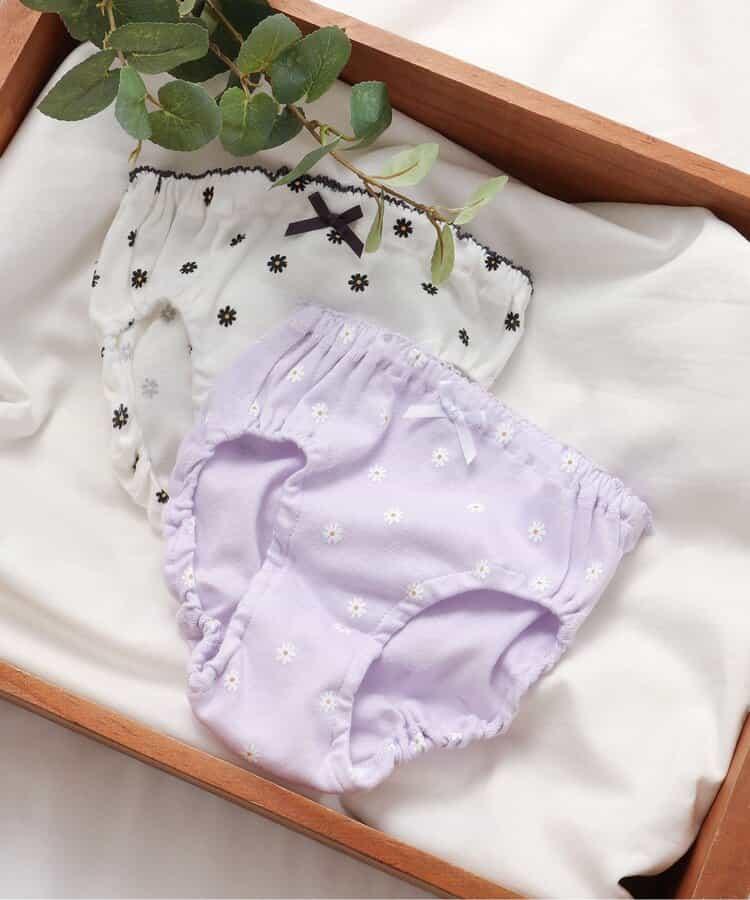 3P套裝 女孩雛菊圖案短褲