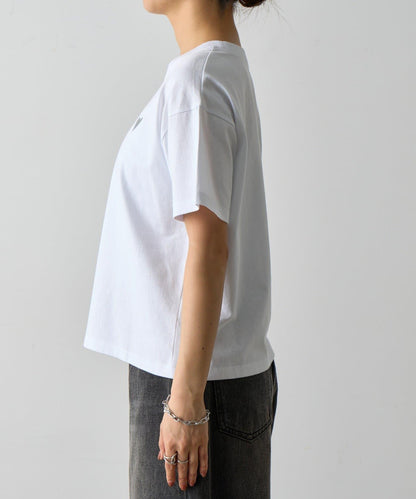 心形刺繡T恤